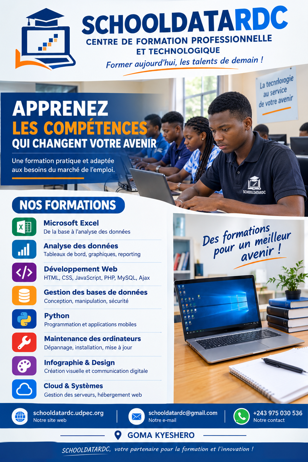Couverture : SCHOOL DATA RDC